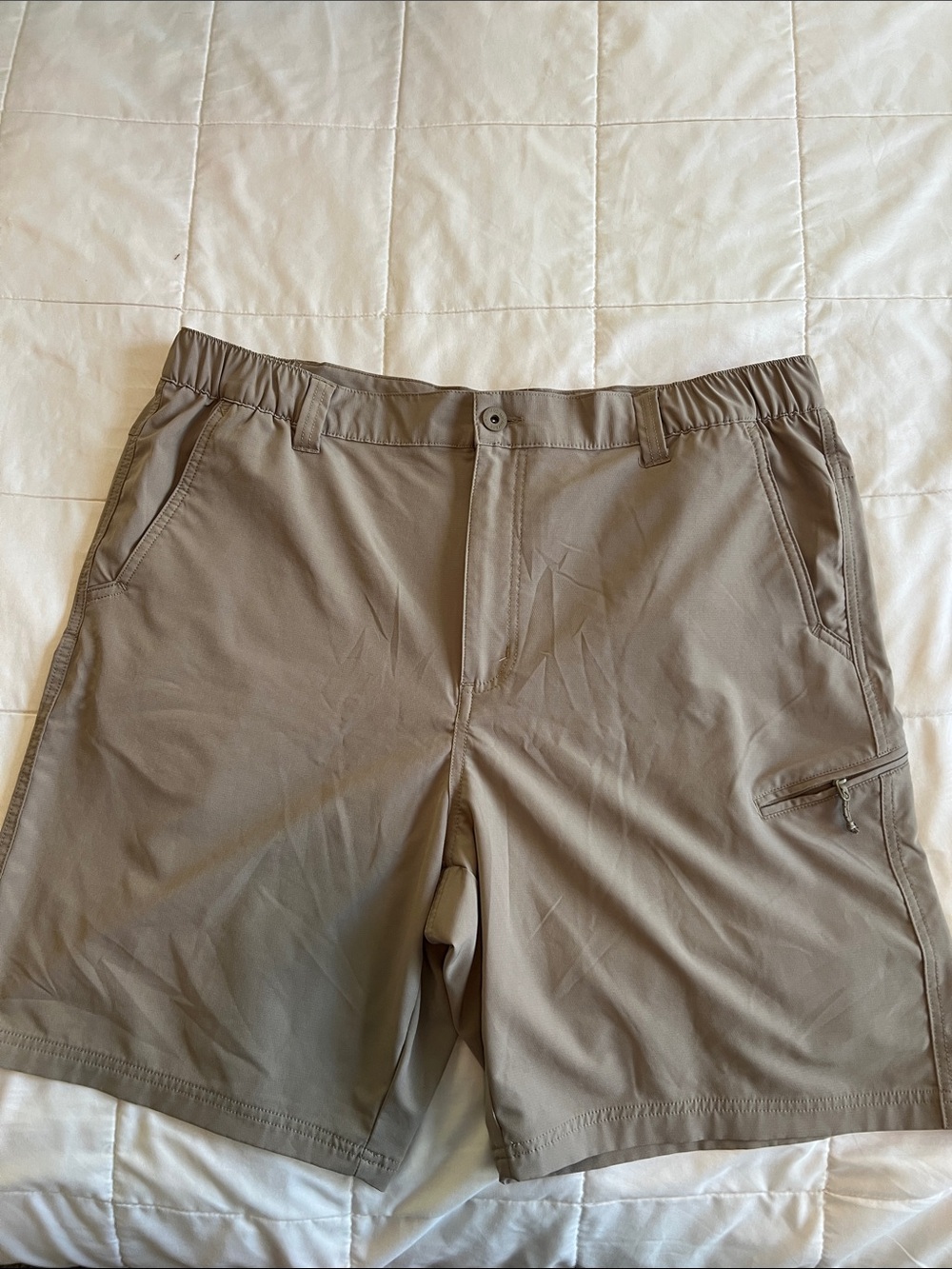 Weatherproof Men's Tan Hybrid Shorts